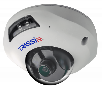 Видеокамера IP Trassir TR-D4121IR1 3.6-3.6мм цветная корп.:белый 