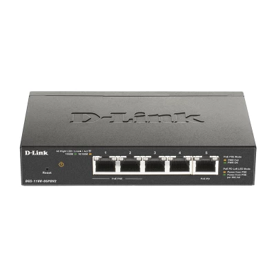 Коммутатор D-Link EasySmart DGS-1100-05PDV2/A1A 